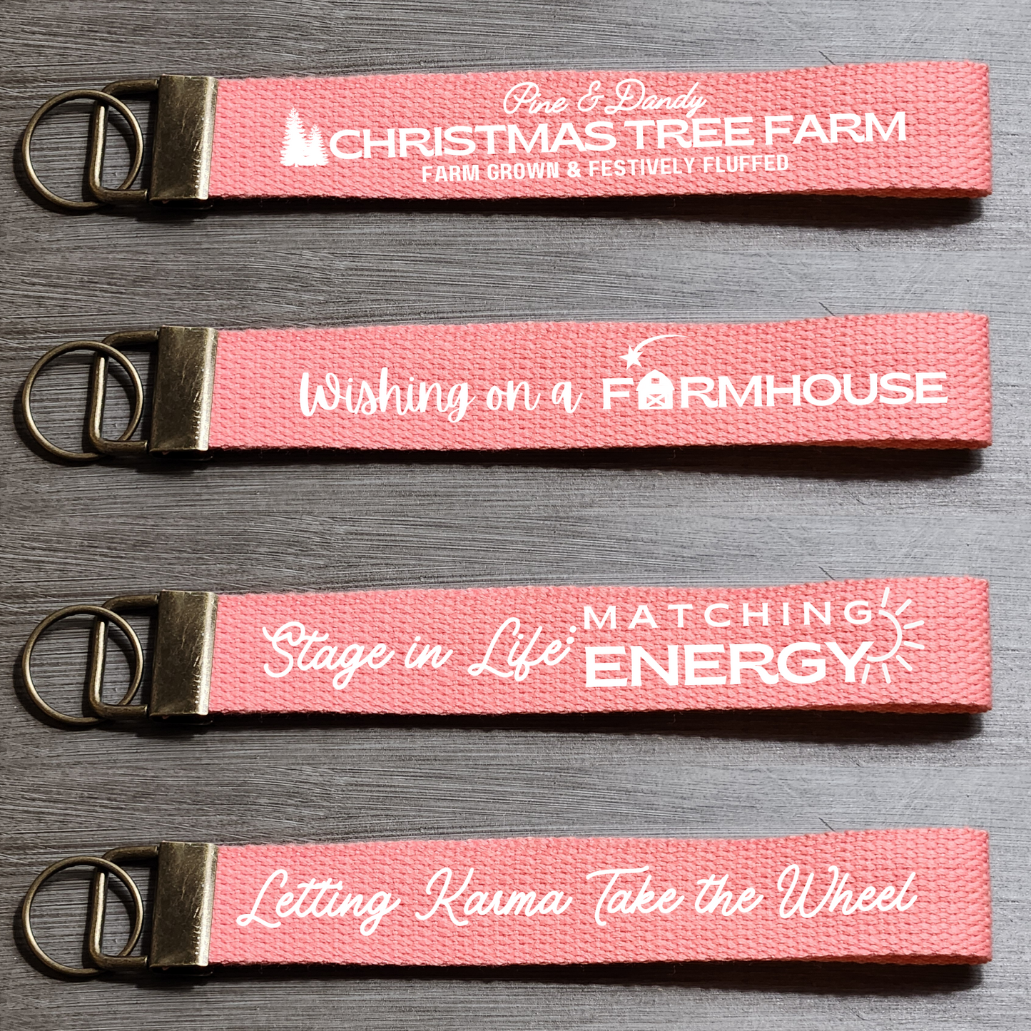 Keychain Wristlets - Pink